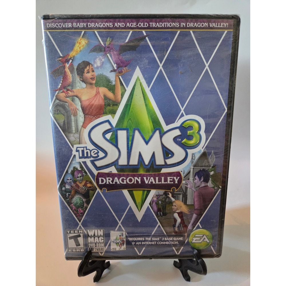 The Sims 3 Dragon Valley PC Mac 2013 Expansion Pack New Sealed DVD-ROM EA